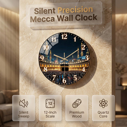 ⏰Kreative geräuschlose Wanduhr aus Holz