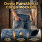 Men's Loose Denim Shorts – Cargo Pockets, Drawstring, High Street Style 🏙️