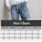 Men's Loose Denim Shorts – Cargo Pockets, Drawstring, High Street Style 🏙️