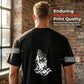 4-teiliges Set mit Streetwear-Grafik-T-Shirts für Herren