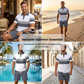 Zweiteiliges Herren-Set aus Hemd und Shorts
