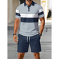 Zweiteiliges Herren-Set aus Hemd und Shorts
