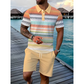 Zweiteiliges Herren-Set aus Hemd und Shorts