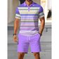 Zweiteiliges Herren-Set aus Hemd und Shorts