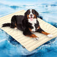 🐶Premium-Kühlmatte für Hunde – Ungiftig, wasserdicht & maschinenwaschbar mit kühlendem Stoff