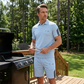 Herren Freizeit-Kurzarm-Shorts-Set