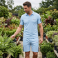 Herren Freizeit-Kurzarm-Shorts-Set
