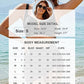 Damen-Bikini-Sets mit hohem Bund, U-Bügel und Bauchkontrolle
