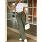 Damen Hochbund Straight-Leg Hose👖