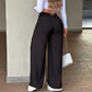 Damen Hochbund Straight-Leg Hose👖
