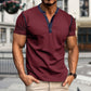 Herren-Freizeithemd Henley