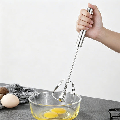 Easy Press Hand-Eierquirl