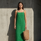 Damen Lässiges Einfarbiges Trägerkleid
