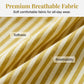 Damenhose mit gerafftem Bund und gestreiftem Gingham-Muster