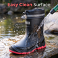 👢 50% RABATT! 🌧️ Unisex Halbschaft Wasserdichte Regenstiefel – 100% wasserdicht, rutschfeste Sohle & bequemer Halt – Perfekt für Regentage & Outdoor-Aktivitäten ☂️
