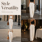 Elegante, plissierte Pendlerhose