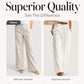 Elegante, plissierte Pendlerhose