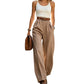 Elegante, plissierte Pendlerhose