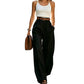 Elegante, plissierte Pendlerhose