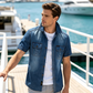 👔 50% RABATT! 🌿 2026 Denim-Hemd für Herren – Kurzärmelig, lässiger Schnitt & vielseitig kombinierbar – Perfekt für Alltag, Büro & Freizeit 👖