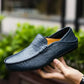 Handgefertigte Lederslipper für Herren im Mailänder Stil