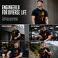 👕 50% RABATT! 💀 Herren T-Shirt mit deutschem Flaggen-Totenkopf-Motiv – Weicher Baumwollstoff, Rundhals & auffälliges Design – Perfekt für jeden Tag & besondere Anlässe 🇩🇪