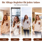 🐮 50 % RABATT⚡Kostenloser Versand | Kuschelig durch kalte Tage – Damen Hoodie mit Highland-Kuh-Motiv & Fleecefutter