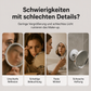 💄 LED Kosmetikspiegel mit 10-facher Vergrößerung – Saugnapf, 360° drehbar & faltbar, für Bad & Make-up
