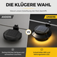 📢📢50% RABATT !!⏰Wasserdichte solarbetriebene LED-Außenleuchten für Dachrinnen und Wände