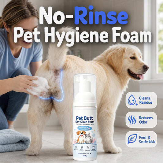 🧼 Po sauber ohne Wasser! – Trockenreinigungsschaum für Hunde & Katzen – einfach auftragen, abwischen, fertig – ohne Abspülen 🐾✨