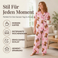 📢🎉51%Rabatt!!!🛍️✨Damen 3-teiliges Pyjama-Set mit Hochlandkuh-Print