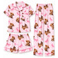 📢🎉51%Rabatt!!!🛍️✨Damen 3-teiliges Pyjama-Set mit Hochlandkuh-Print