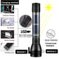 🎁Nice Gift🥳 10 in 1 solarbetriebene, taktische und multifunktionale Taschenlampe