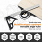 Multifunktionales Kombinations-Winkelmesser-Set, machen Sie die Arbeit effizienter! 💼🏃‍♂️