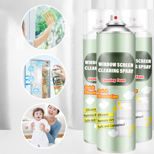 Praktisches Reinigungsspray für Fensterscheiben