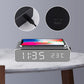 Intelligenter LED-Digitalwecker mit drahtlosem Ladegerät, Thermometer und Uhrzeit