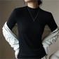 🔥2023 Herbst New-Half High Neck Long Sleeve Bottom Shirt🔥