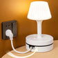 Nachttischlampen mit Steckdosen und USB-Anschlüssen