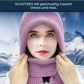 🎅Damen Verdickter Warmer Einteiliger Hutschal🎁