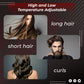 Portable Hair Curling Comb&Straightener