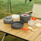 🎅🔥Heißer Verkauf 55,98 $🎉🎄Aluminium-Outdoor-Camping-Kochgeschirr-Set (54 % RABATT)