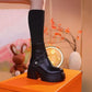 🎊Christmas Pre-sale - 53% Off🎊Damen-Kniehohe Stiefel mit Plateausohle und klobigem Absatz (53 % RABATT)