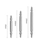 3 magnetische Doppelkopf-Schraubendreher-Bits