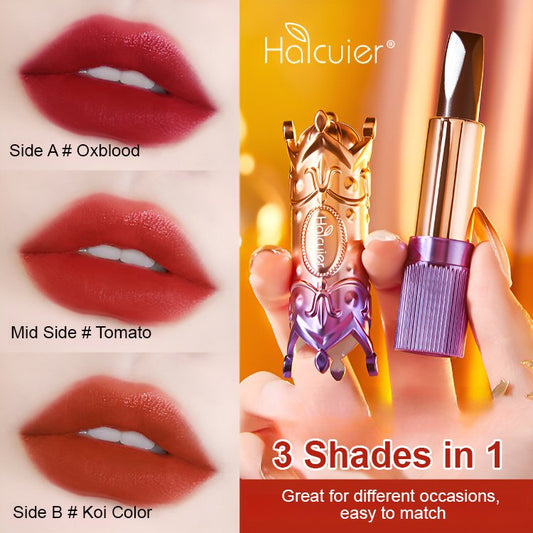 😍Perferes Geschenk😍Farbwechselnder Lippenstift in drei Farbtönen