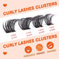 🎊Weihnachts-Superrabatt🎊[Bestes Geschenk für Sie] Flauschige einzelne Cluster-Wimpern im natürlichen Look