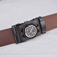 Gift Choice - Men's Canvas Nylon Smooth Buckle Alloy Belt