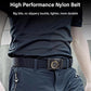 Gift Choice - Men's Canvas Nylon Smooth Buckle Alloy Belt