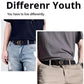 Gift Choice - Men's Canvas Nylon Smooth Buckle Alloy Belt
