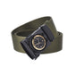 Gift Choice - Men's Canvas Nylon Smooth Buckle Alloy Belt