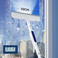 Double-sided spray expansion window cleaner